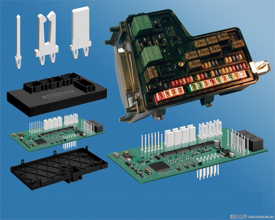 PCB插针压接式连接器